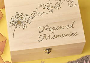 Image shows a memory box